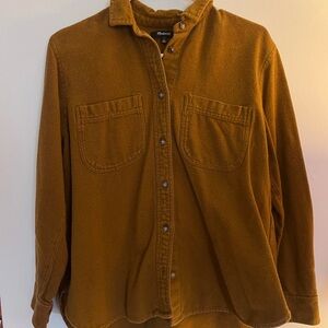 Madewell Brown Button Down Shirt